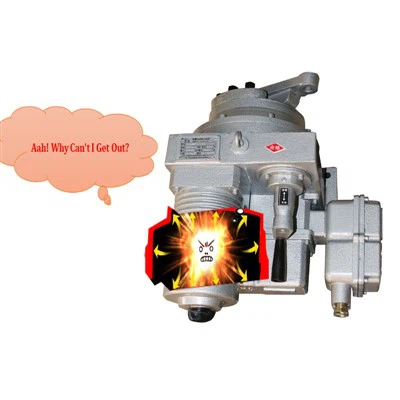 Attuatore elettrico a quarto di giro antideflagrante ExdIICT4