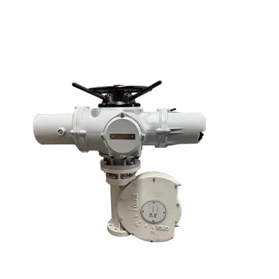 Attuatore elettrico a vite senza fine modulante autobloccante