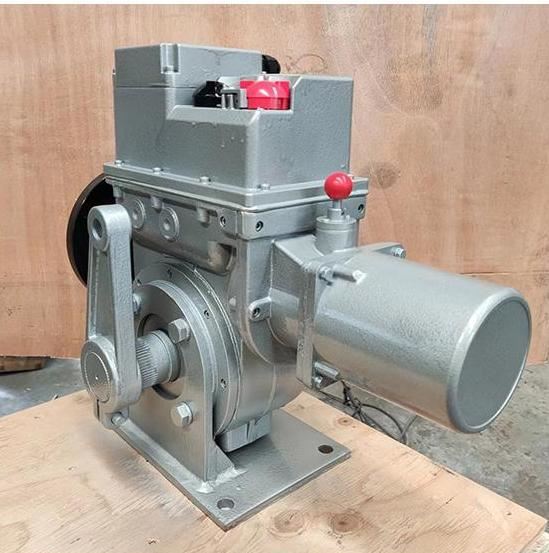 Attuatore Elettrico-SD-BS60 Pedana Argento Con Scatola Di Giunzione
