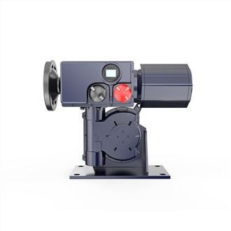 Attuatore elettrico montato su pedana a un quarto di giro dei prodotti SD