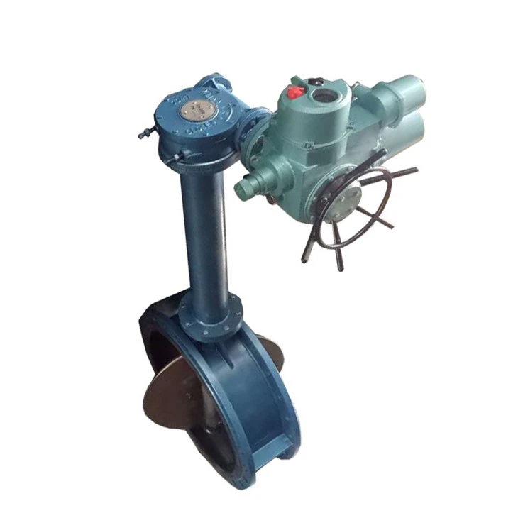 Electric Soft Seal Extension Rod Butterfly Valve