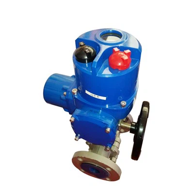 Valvola a sfera elettrica in acciaio inossidabile con galleggiante a flangia